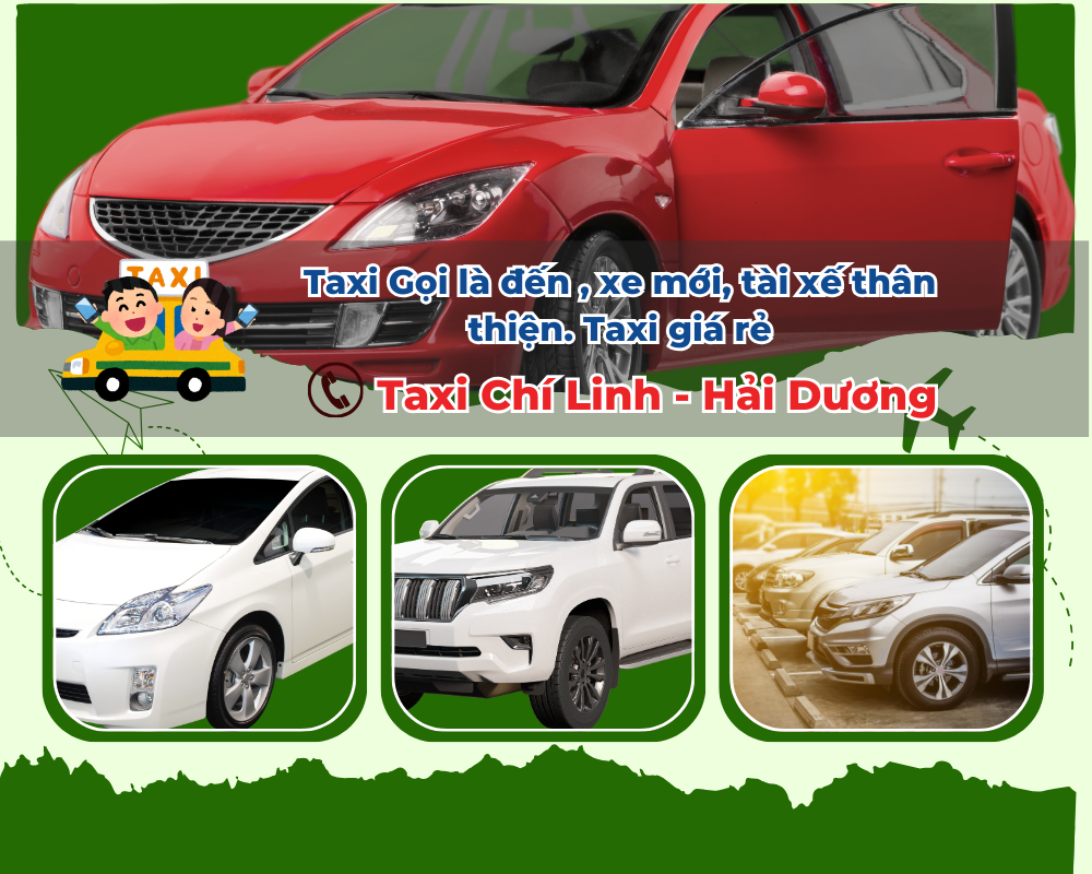 Bảng giá tham khảo dịch vụ Taxi Chí Linh tại Khu công nghiệp Cộng Hòa