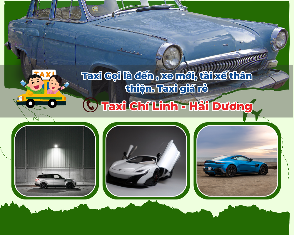 Taxi Chí Linh đưa đón học sinh tại trường THPT Trần Phú