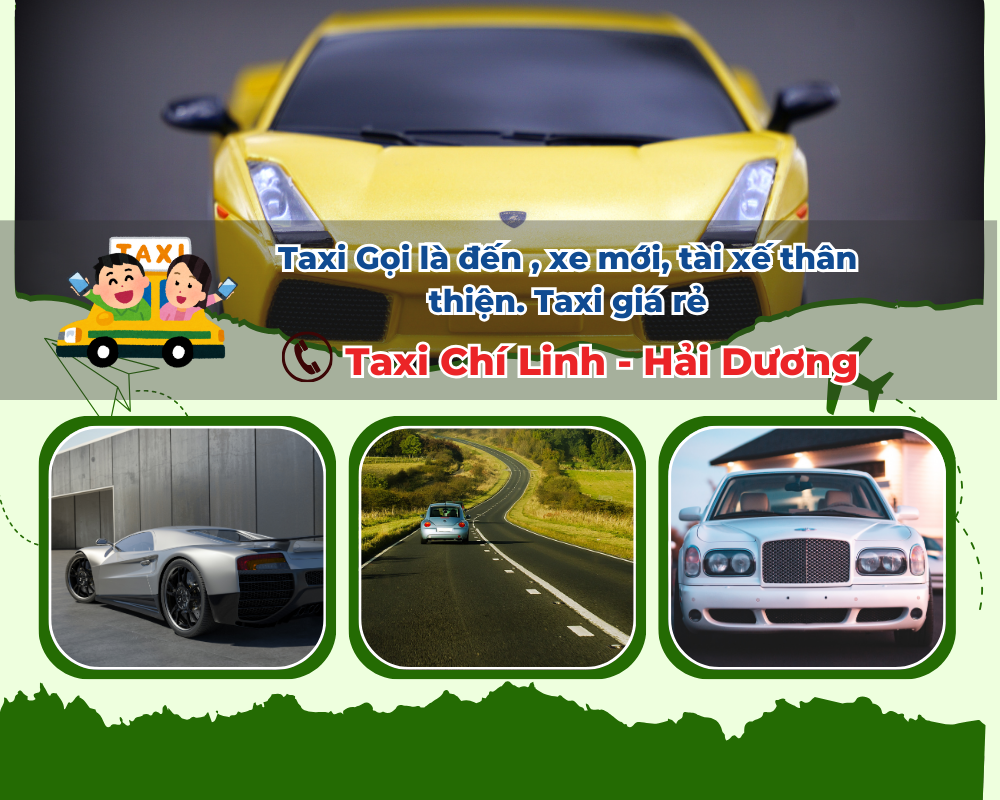 Bảng giá tham khảo dịch vụ Taxi Chí Linh đi từ chợ Bến Tắm