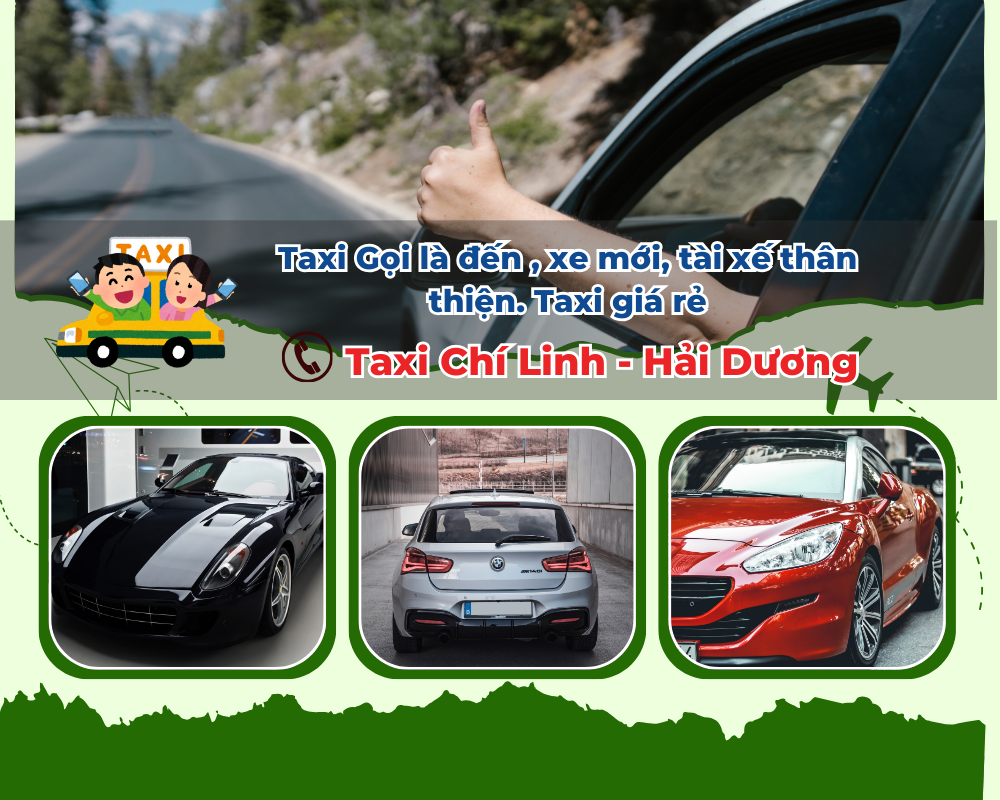 Bảng giá tham khảo dịch vụ Taxi Chí Linh đi Phòng Tư pháp TP
