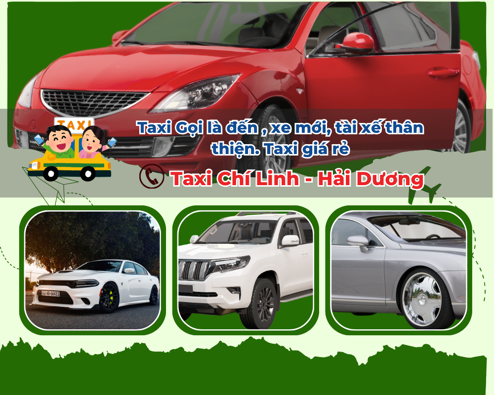 Bảng giá tham khảo dịch vụ Taxi Chí Linh đi cafe Lối Nhỏ